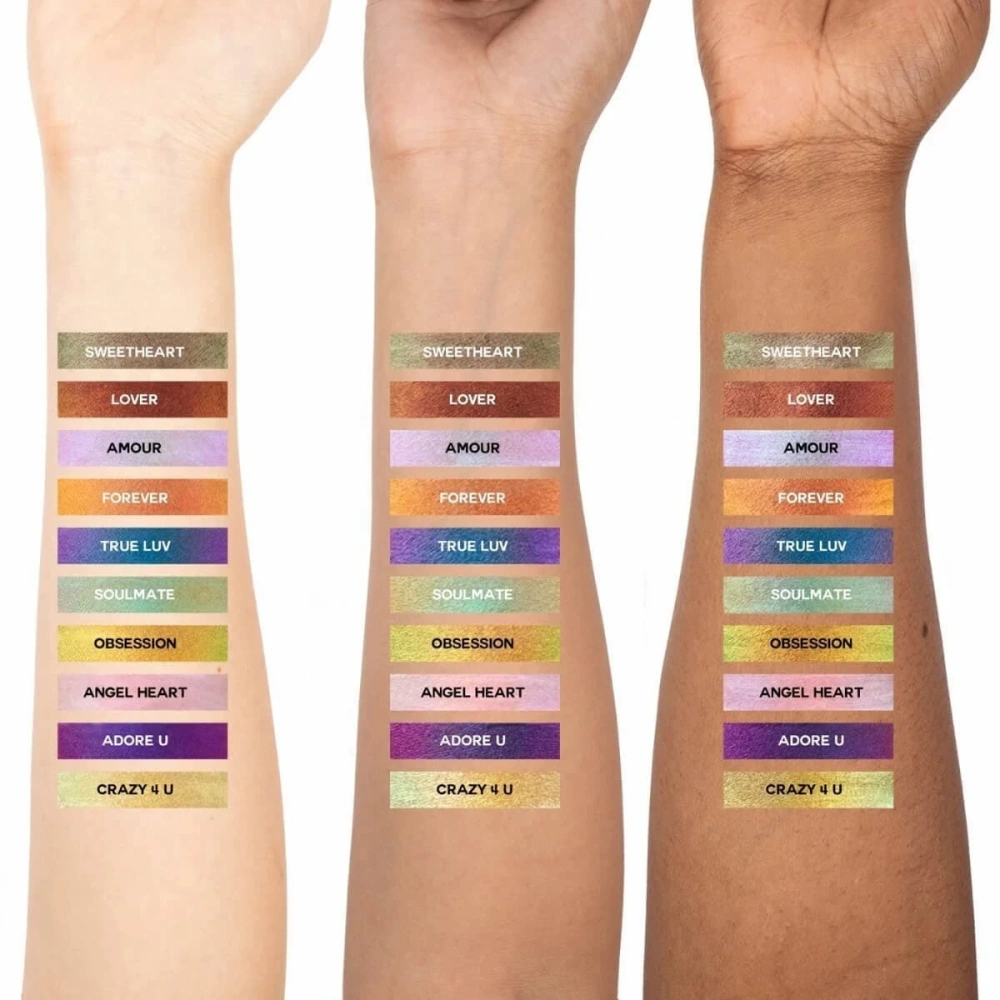 Danessa Myricks Twin Flames Angel Heart - Opal Pink with a Duochrome Finish Liquid Glitter Eyeshadow - Hover