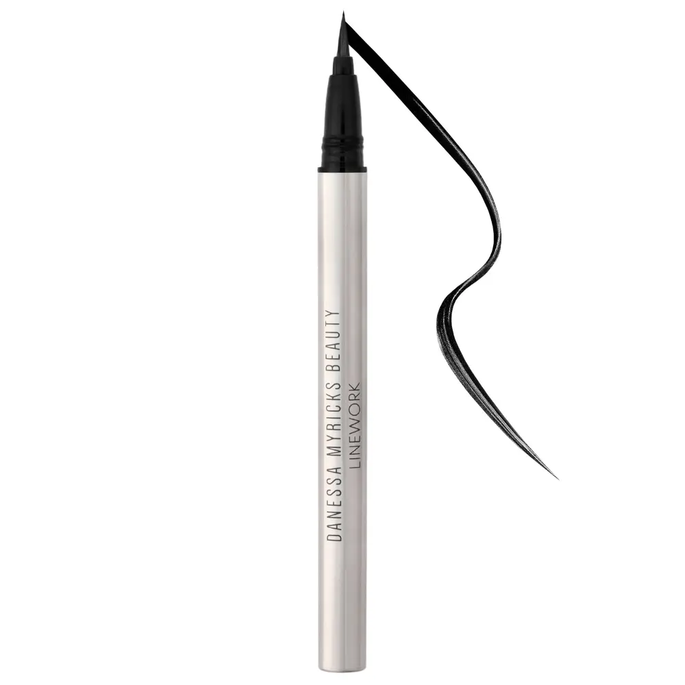 Danessa Myricks Linework Onyx - Fluid Paint Brush LinerWaterproof Eyeliner - Product Only 1