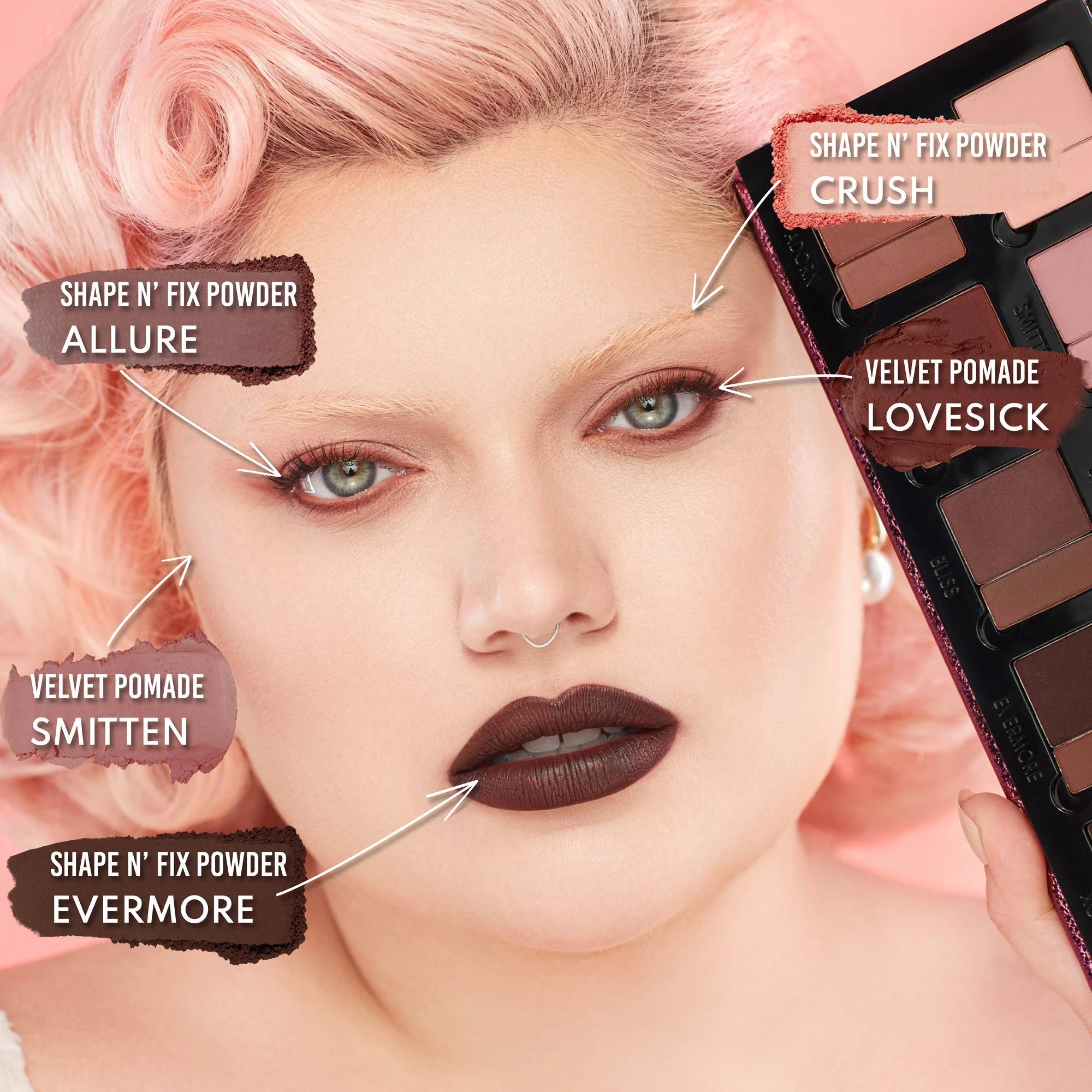 Groundwork Palette Blooming Romance - Eyeshadow Palette | Danessa