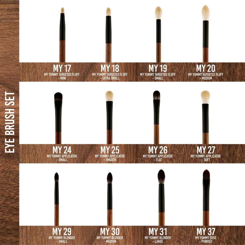 MYKITCO X DANESSA MYRICKS My Yummy Brush Collection: Eye Edition - Makeup Foundation Brush Set - Products 5