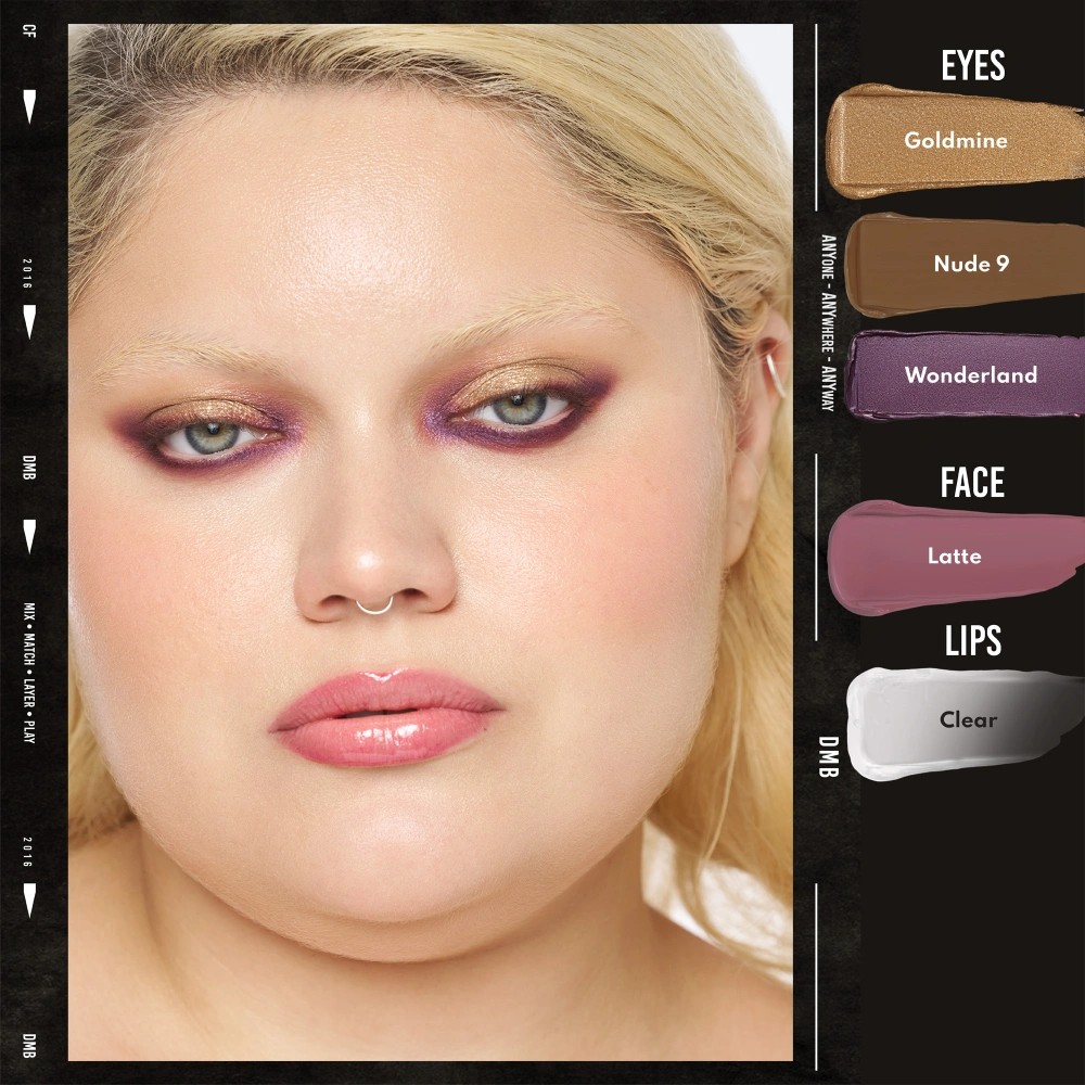 Danessa Myricks Colorfix Metallics Wonderland - Eggplant Metallic- Makeup 6