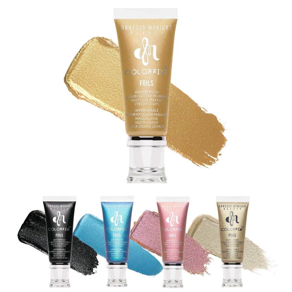 Danessa Myricks Colorfix Foils - Out-of-this-world, no fallout liquid glitter designed for all-day wear - Product Only