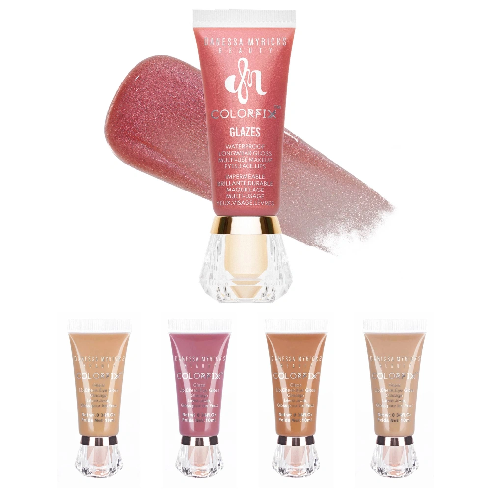 Danessa Myricks Colorfix Glazes - Natural glossy & nudes pigments for incredible editorial and 3D effects - Product Only